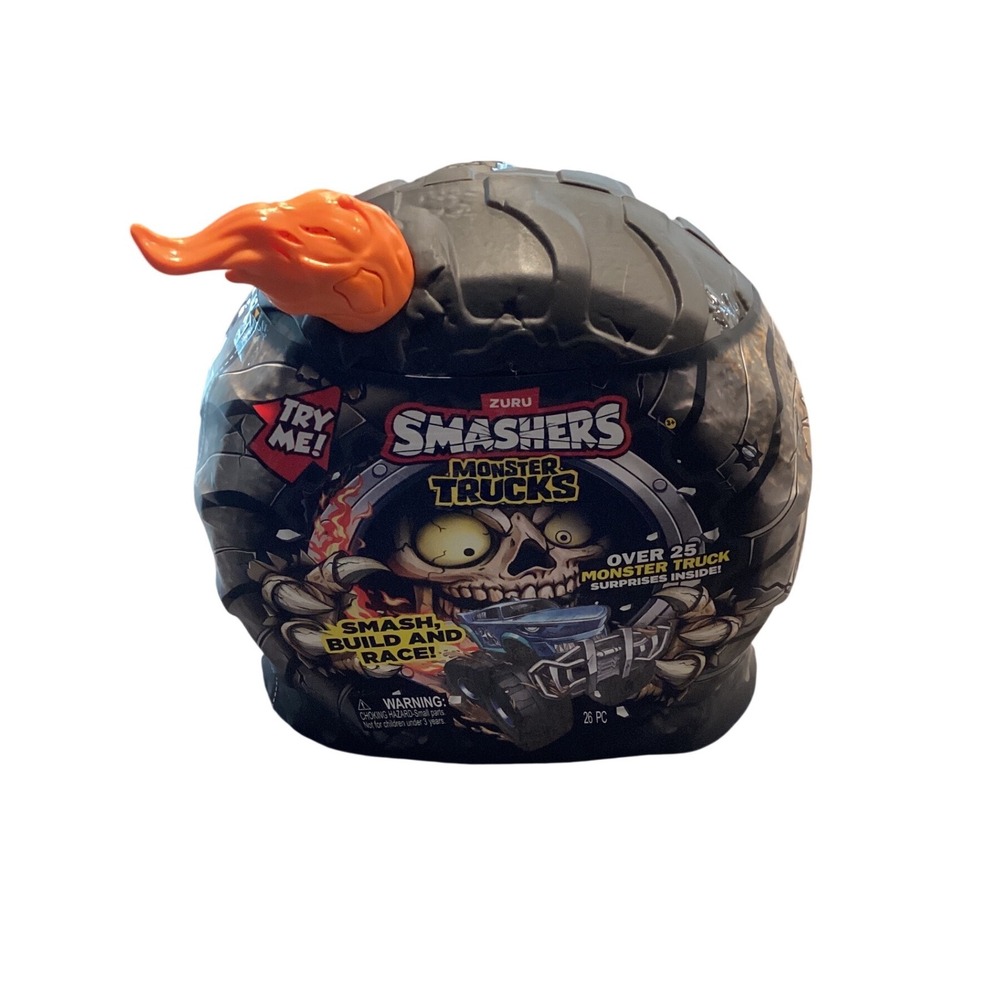 Zuru Smashers Monster Trucks Surprise‎ Wheel Over 25 Surprises New Series 1 Toy